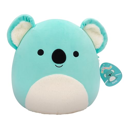 Squishmallows SQCR06576 - Kevin der türkise Koala 30 cm, offizielles Jazwares Plüsch, superweiches Kuscheltier, Türkis