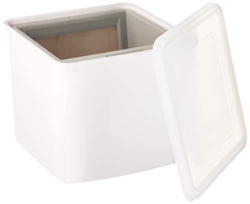 Cuisipro Frischkäsebereiter | Weiß | 750 ml | Käse selber machen Set zur natürlichen Herstellung von cremigem Frischkäse, Dips, Brotaufstrichen oder Quark | Patentiertes Sieb aus Edelstahl