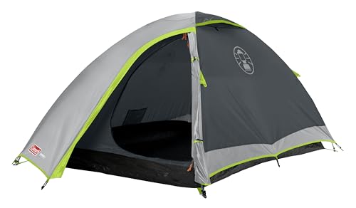 Coleman Darwin 3 Zelt, kompaktes 3 Mann Kuppelzelt, leichtes 3-Personen Camping- und Wanderzelt, 100% wasserdicht, eingenähte Bodenplane, kompaktes und leichtes Iglu-Trekkingzelt, schneller Aufbau