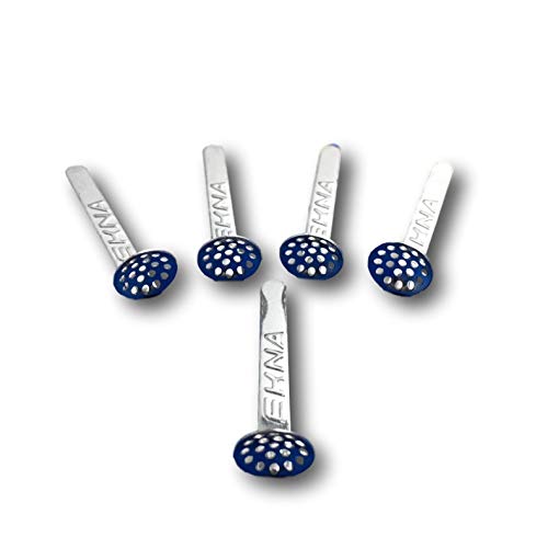 EKNA Stahl-Hängesiebe Einhängesiebe 12mm 15mm für Tabakpfeifen, Wasserpfeifen 5 10 20 Stück Stahlhängesiebe + Sticker (5, 12mm)