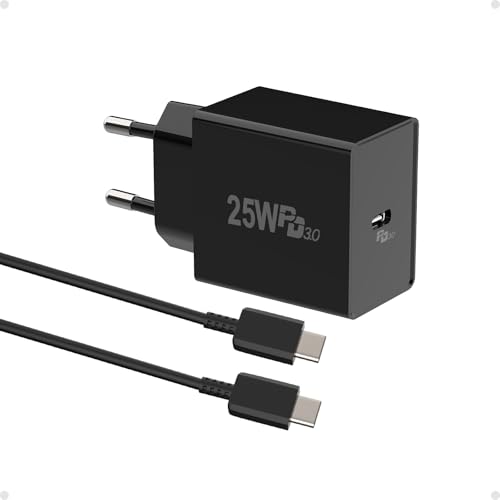25W USB C Ladegerät with 2M Kabel für Samsung Ladekabel, Schnellladegerät für Samsung Galaxy S24/S23/S22/S21 Ultra/S23+/S20,A25/A15 5G/A15/A05s,Xcover7,Z Fold 5/Z Flip 5,Tab S9,Cshare Stecker Adapter