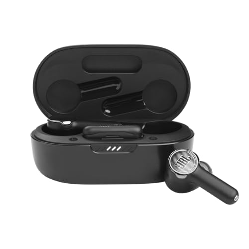 JBL Quantum TWS In-Ear E-Sport Gaming-Kopfhörer – Geräuschunterdrückende Bluetooth-Kopfhörer mit 22 Stunden Akkulaufzeit – Niedrige Latenz – Schwarz