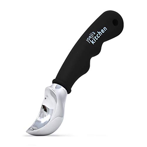 Joejis Eisportionierer - Edelstahl - Ice Cream Scoop mit Rutschfestem Griff - Manueller Eislöffel - Portionierer mit Einer Schaufel