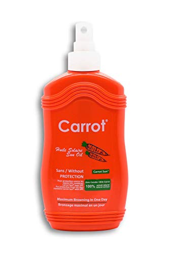 Carrot Sun® Papaya Bräunungsbeschleuniger Spray Bräunungsspray Sprühöl mit Papayaöl und L-Tyrosin für eine tiefe goldene und schnelle Bräune!200ml