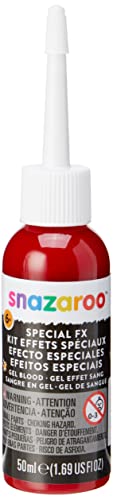 Snazaroo Profi-Schminkfarben Filmblut / Blutgel, Kunstblut für Spezialeffekte, dunkel 50ml
