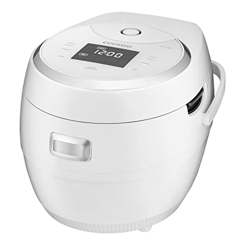Cuckoo CR-1020F Reiskocher & Dampfgarer - 14 Programme, Turbo- & Warmhaltefunktion, Timer - Antihaft-Innentopf, Autoclean-Funktion - 1,8 l Kapazität (10 Portionen) - 890 W Leistung - Weiß