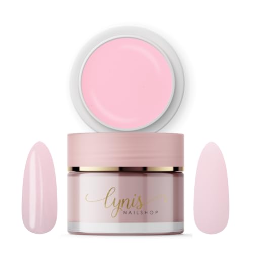 No File Aufbaugel für Gelnägel 15ml Blossom ROSA als UV Gel zur Nagelverlängerung SELBSTGLÄTTEND OHNE FEILEN · für UV & LED geeignet · Lynis-Nailshop.de