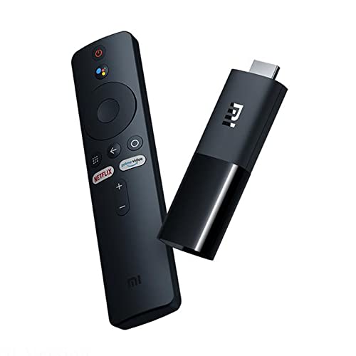 Xiaomi Mi TV-Stick mit Bluetooth-Fernbedienung mit Google Assistant und Netflix + Prime Video Schnellwahltaste (Android TV 9.0 mit Google Playstore, Smart Cast, Dolby und DTS Surround Sound, WiFi)