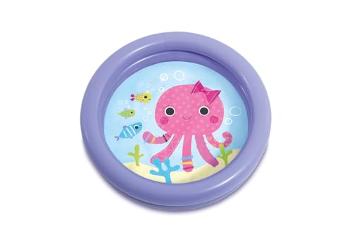 Intex 59409NP Planschbecken My First Pool 61 x 15 cm | Aufblasbarer Babypool Kinderpool Duschbadewanne Freie Farbauswahl (Lila (Purple))