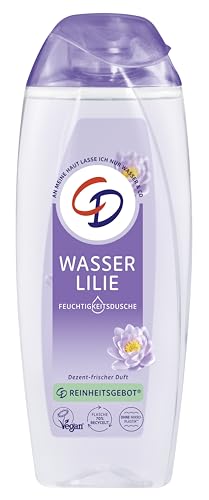 CD Dusche 'Wasserlilie', 250 ml, Duschgel mit Wasserlilien-Extrakt, feuchtigkeitsspendendes Pflegeprodukt für empfindliche Haut, ohne Mikroplastik, vegan