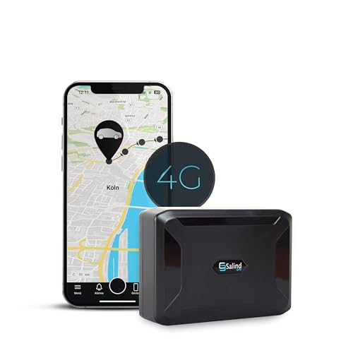 SALIND GPS Tracker 11 (Modell 4G) - GPS-Tracker Auto, Motorrad, Fahrzeuge und LKW´s mit Magnet, etwa 40 Tage Akkulaufzeit (bis zu 90 Tage im Standby Modus)