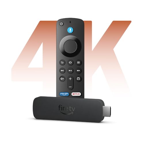 Amazon Fire TV Stick 4K, mit Unterstützung für Wi-Fi 6 sowie Streaming in Dolby Vision/Atmos und HDR10+