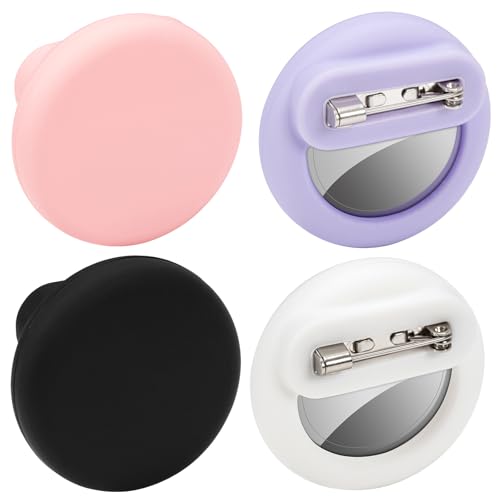 4er-Pack für Airtag Kinder Versteckt, Silikon GPS-Tracker-Hülle, Anti-Entfernung, Geeignet für Kinder, ältere Menschen, Haustiere, Rucksack, Gepäck (Black White Pink Purple)