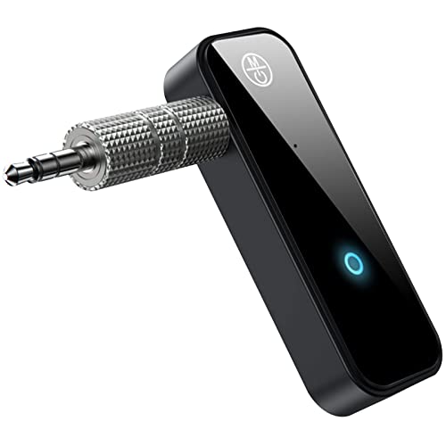 Bluetooth Adapter Audio, Bluetooth Dongle 5.0, 2-in-1 Sender/Empfänger mit 3,5 mm Audiokabel für TV, PC, Laptop, Tablet, Kopfhörer, HiFi-Lautsprecher, Radio, Auto, MP3/MP4