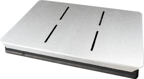 Hobbybäcker - Stollenbackform mit Deckel - 3er Formenverband für 3 Stollen mit je 750 g - Schwere Stollenform aus Stahlblech