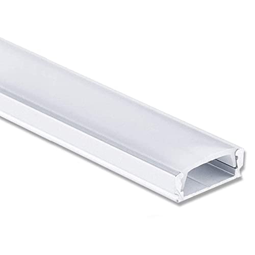 INNOVATE 2 m LED Schiene - Aluminium Profil - Aluprofil für LED Stripes/Streifen - LED-Kanal - ALU Leiste -Abmessung: 2000mm x 17mm x 7mm
