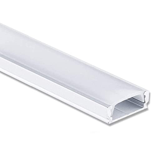 Innovate 2m LED Schiene - Aluminium Profil - Aluprofil für LED Stripes/Streifen - LED Kanal - ALU Leiste - LED Diffusor - Abmessung: 2000mm x 17mm x 7mm