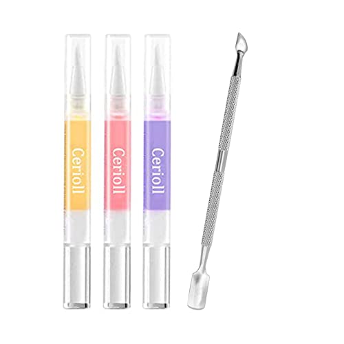 Nagelpflegestift, Nagelhaut-Öl-Stifte, Nagelöl Nagelhaut, Nagelhautschieber, Nagel Ernährung Öl Stift, Cuticle Öl Set, Nagelöl Maniküre Reparatur der Nagelhaut, Nail Art Nagelhaut Öl Behandlung