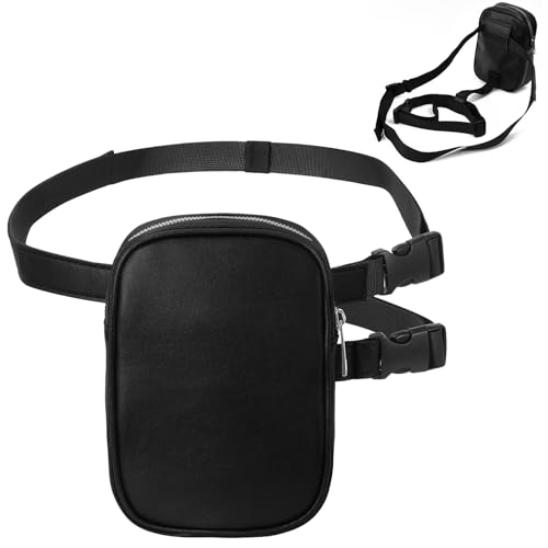 Zuxbolf Beintasche wasserdicht für Motorrad Abnehmbare Oberschenkeltasche Damen Klein Beingurt Tasche mit 3 Fächern Kompakte Gürteltasche Hüfttasche für Sport Laufen & Reisen