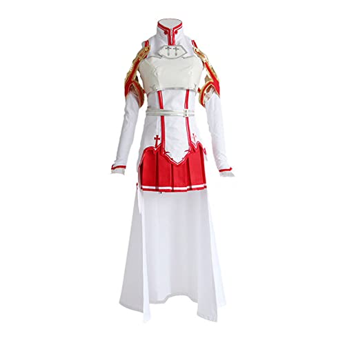 Fortunehouse Sword Art Online Asuna Cosplay Outfits Yuuki Asuna Cosplay Kostüm für Erwachsene, XXL
