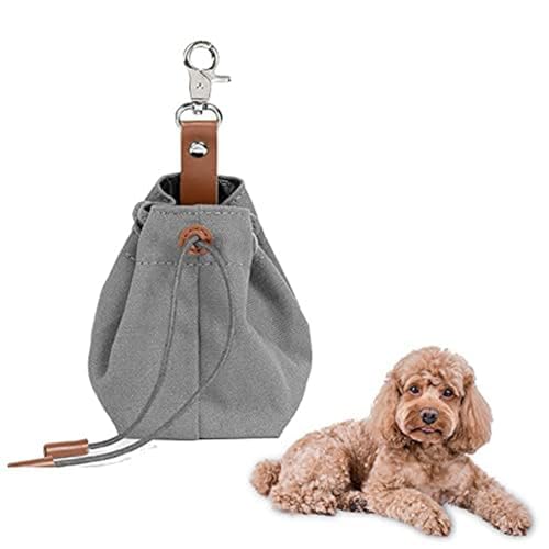 DAWRIS Leckerli-Beutel für Hunde, Hunde Futterbeutel,Schrumpftaschen Design mit Clip Schnalle, Futtertasche leckerli Beutel für Hundetraining und Ausbildung