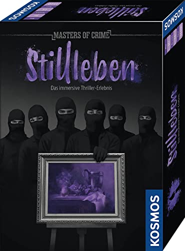 KOSMOS 683870 Masters of Crime Stillleben - Immersives Thriller-Erlebnis, Krimi Spiel Tatort Escape Game für Erwachsene Rätselspiel Detektiv Crime Exit Spiel Fall Escape Room Spiel Krimispiel
