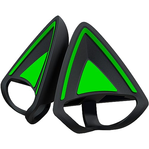 Razer Kitty Ears V2 - Universal Fit Clip-on Kitty Ears für Headsets (Clip-on Kitty Ears, vielseitig, verstellbare Bänder, 26g leichtes Premium-Silikon) Schwarz
