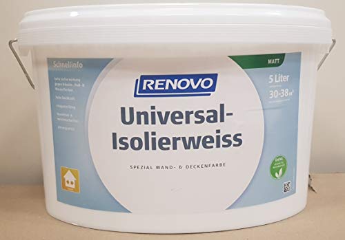 Renovo, Nikotinsperre, Spezialisolierfarbe, 5 L., weiß stumpfmatt