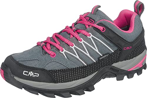 CMP Rigel 3Q54456 Damen Low Trekking Schuhe WP, grau (grey-fuxia-ice 103Q), 41 EU