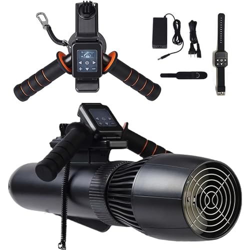 Unterwasser -Roller, 130 Minuten bürstenloser Unterwasserpropeller -Kit, 10 km/h elektrischer Unterwasser -See -Roller, Roller Taucher (Größe: 4000 MAH + Griff)