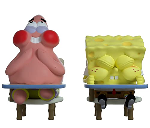 Youtooz Whats Funnier Than 24 Songebob und Patrick Set, 10,2 cm Vinyl-Figur, Sammlerstück Spongebob und Patrick aus der lustigen Internet Meme Youtooz Spongebob Schwammkopf-Kollektion