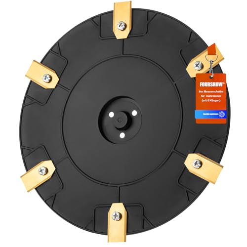 [AUFRÜSTUNG] Messerteller + 6 Stück Klingen Kompatibel mit Gardena Sileno Life, Sileno +,Sileno Plus, R100Li, R130Li, R160Li Mähroboter Messerscheibe Rasenroboter Drehscheibe