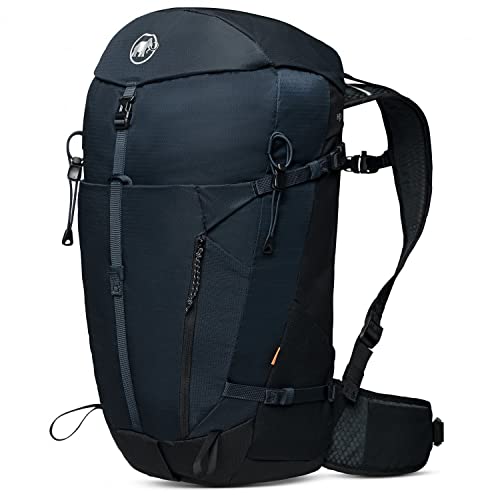 Mammut Lithium 30 Women | Outdoor Rucksack für Damen, Wanderrucksack mit Regenschutz, Kletterrucksack mit Hüftgurt und Rückenbelüftung, Sportlich, Wasserabweisend | Marine-Black, 30l
