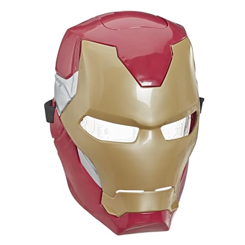 Marvel Avengers Iron Man Elektronische Maske mit coolen Lichteffekten, für Rollenspiele als Tony Stark und als originelle Kostümidee