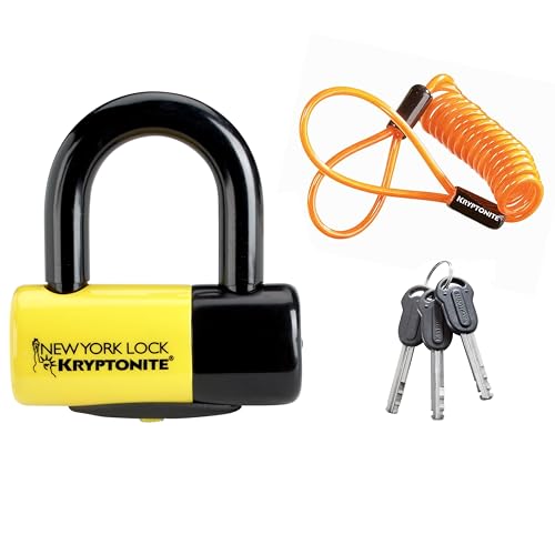 Kryptonite 3500317 Motorradschloss, Yellow, Einheitsgröße 998457