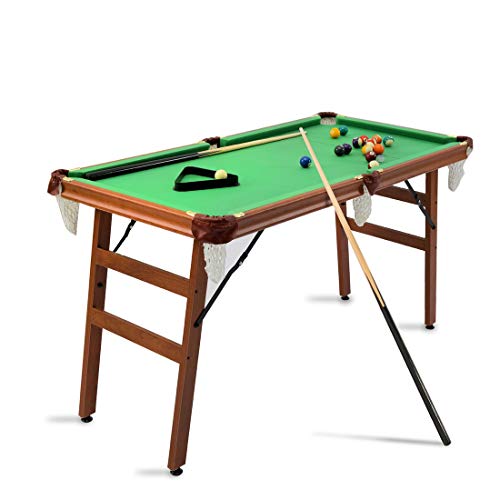 Billardtisch Klappbar Folding Billiardtisch Pooltisch Snooker Tischspiel (Grün)