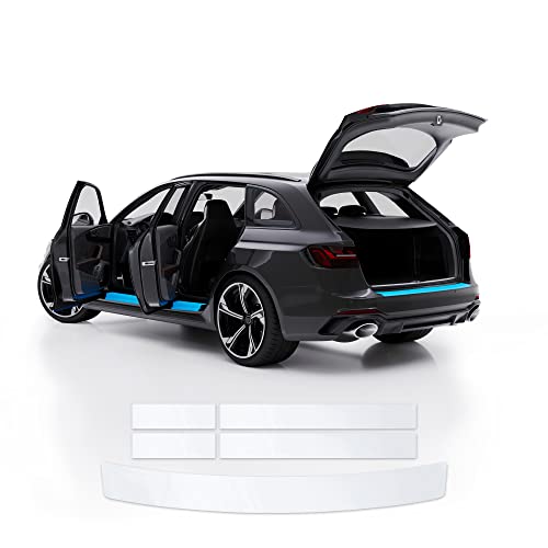 Blackshell® Lackschutz Set passend für Mazda CX-5 | Typ KF | Bj. ab 2017 Transparent - passgenauer Ladekantenschutz, Einstiegsleisten inkl. Folierset
