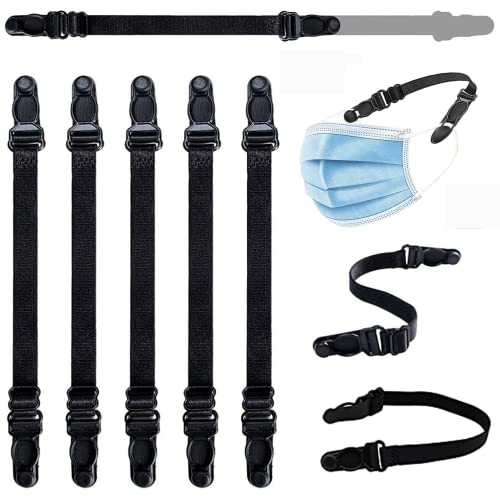 Driveloop® Maskenhalter, Maskenverlängerung, Maskenhalter hinter dem Kopf, Maskenverlängerungshaken zum Verlängern von Masken, 5er Pack Maskenhalter für Erwachsene und Kinder (ABS)