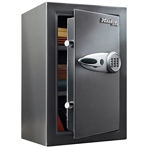 Master Lock T6-331ML Hochsicherheitstresor [mit elektronischer Kombination] [61,7 L] – Sehr hohe Kapazität, um Wertsachen sicher zu verwahren