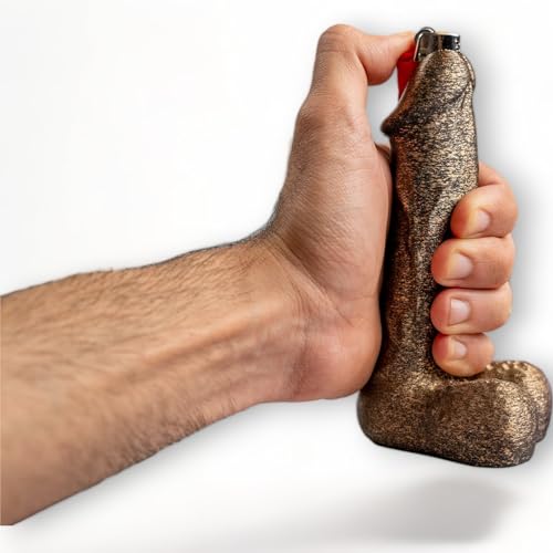 Penis Feuerzeug Halterung Gold (ohne Bic Feuerzeug)