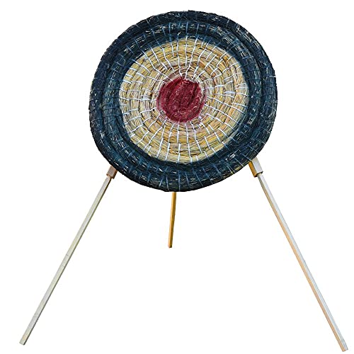 Strohzielscheibe 60x5 cm inkl. Ständer S130, speziell für den Bogensport, Bogenschießen, ein Set ideal für den Einstieg