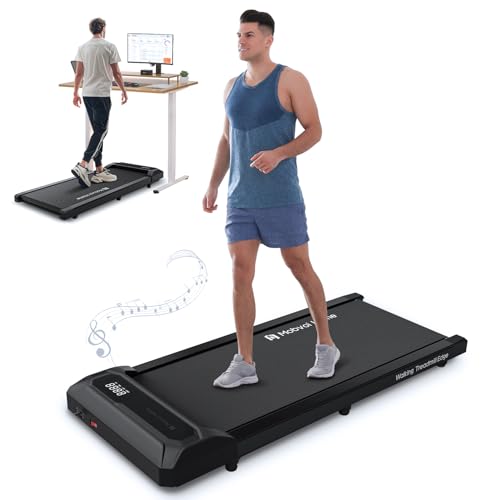 Mobvoi Walking Pad Laufband für Zuhause Tragbares Unter-Tisch-Laufband mit Fernbedienung und LED-Anzeige, Walking Jogging Laufband, einstellbare Geschwindigkeiten 6/KMH Einfache Lagerung
