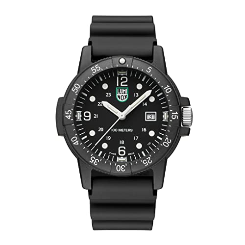 Luminox - G Kollektion Sea Bass Carbonox - Herren Uhr - 44mm - X2.2001 - Taucheruhr mit Datumsanzeige - 100m Wasserdicht Sport Uhr - Herrenuhr - Mehrere Varianten - Hergestellt in der Schweiz