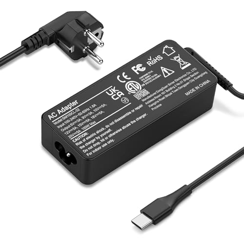 Ladegerät 100 W USB-C Netzteil Universelles Schnellladegerät für MacBook Pro/Air, Dell, HP,Lenovo, Asus, Huawei Laptops & weitere Geräte mit USB-C Anschluss (96W 87W 61W kompatibel)