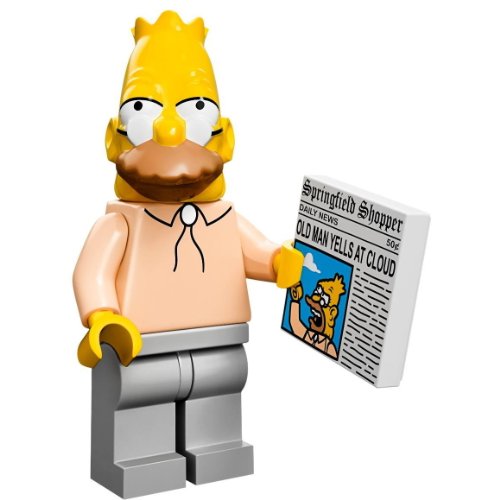 LEGO 71005 - Minifigur Grandpa Simpson aus der Sammelfiguren-Serie The Simpsons