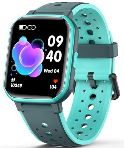 Kinder Smartwatch für Jungen und Mädchen, Fitness Aktivitäts Tracker Uhr IP68 wasserdichte, 19 Sportmodi, Herzfrequenz Schlafmonitor, Schrittzähler, Kindergeschenke für Teenager