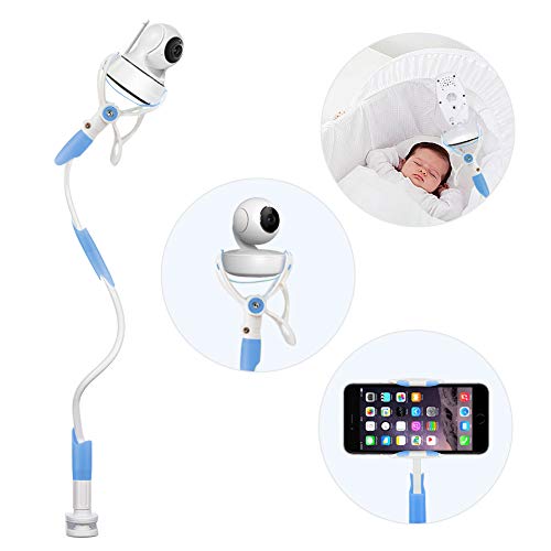 Kamera Halterung, YIKANWEN Universal Baby Monitor Halter,Handyhalter, Babyphone Halterung für Kinderzimmerkein，Kompatibel für die meisten Video-Babyphone (Blau)