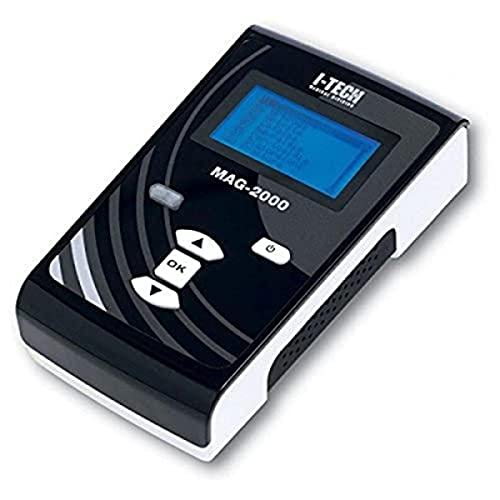I-Tech MAG 2000 für die häusliche und professionelle Magnetotherapie, 2 Kanäle zu je 150 Gauß, 35 Programme, 3 Magnetelastikbänder, Tragetasche, Netzteil und Handbuch