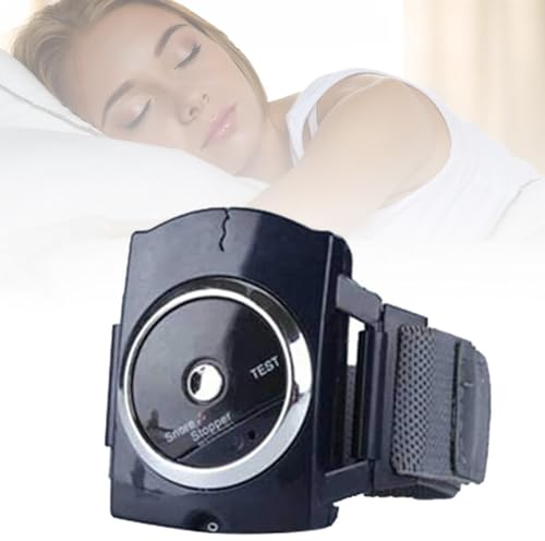 Anti-Schnarch-Armband, Batteriebetriebene Schnarchlösung, Schnarchstopper mit Bionischer Erkennungstechnologie für Männer Und Frauen (Wirksam Und Bequem)