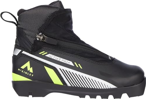 McKinley Active Pro Langlauf-Schuh, Black/Yellow, Medium